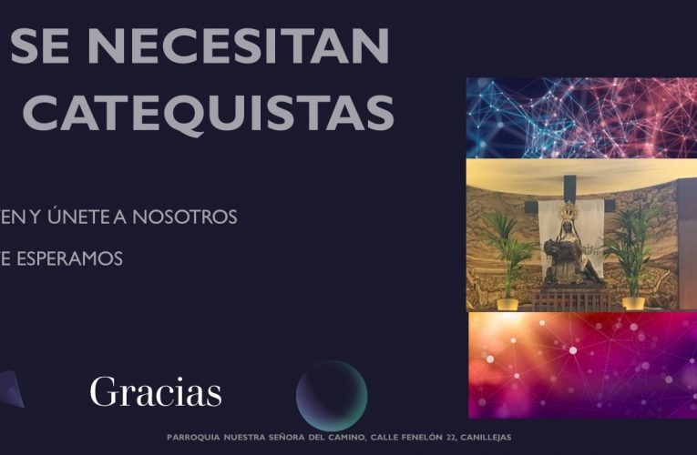 Te invitamos a ser catequista